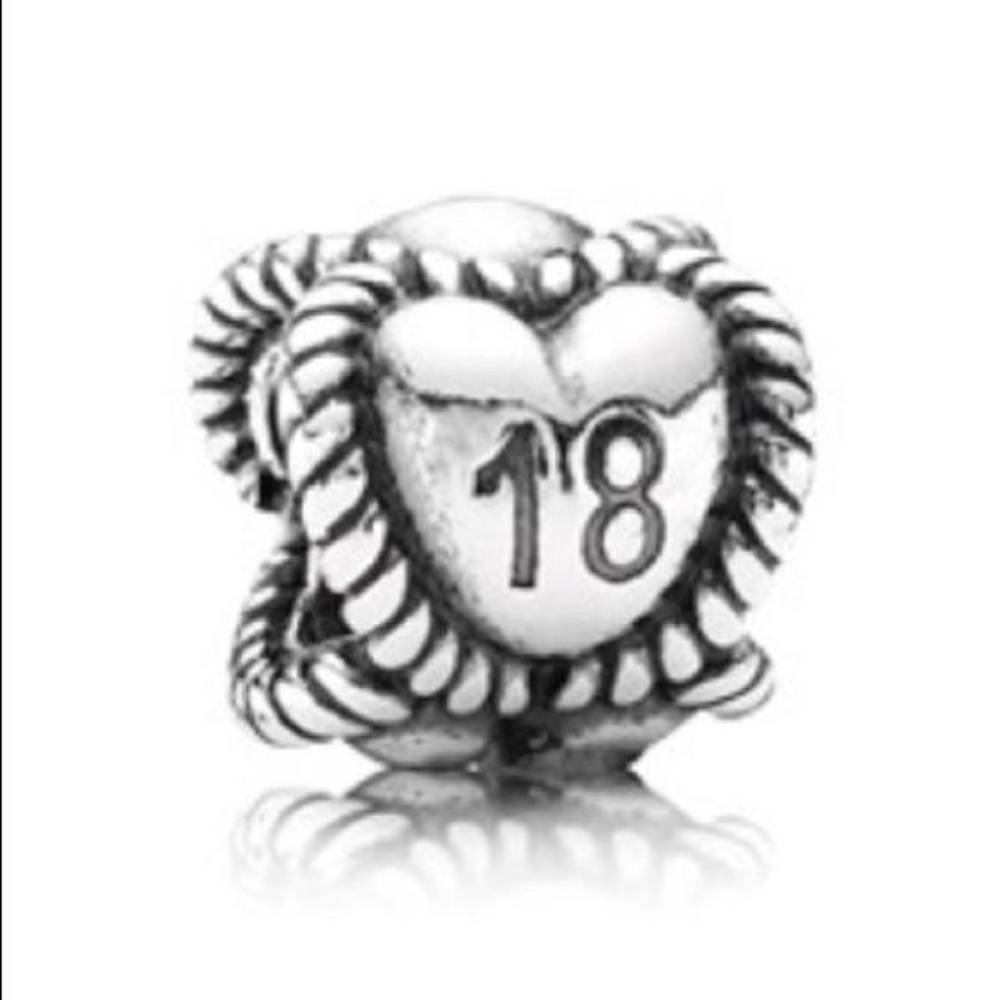 Pandora 18th Birthday Charm- retired